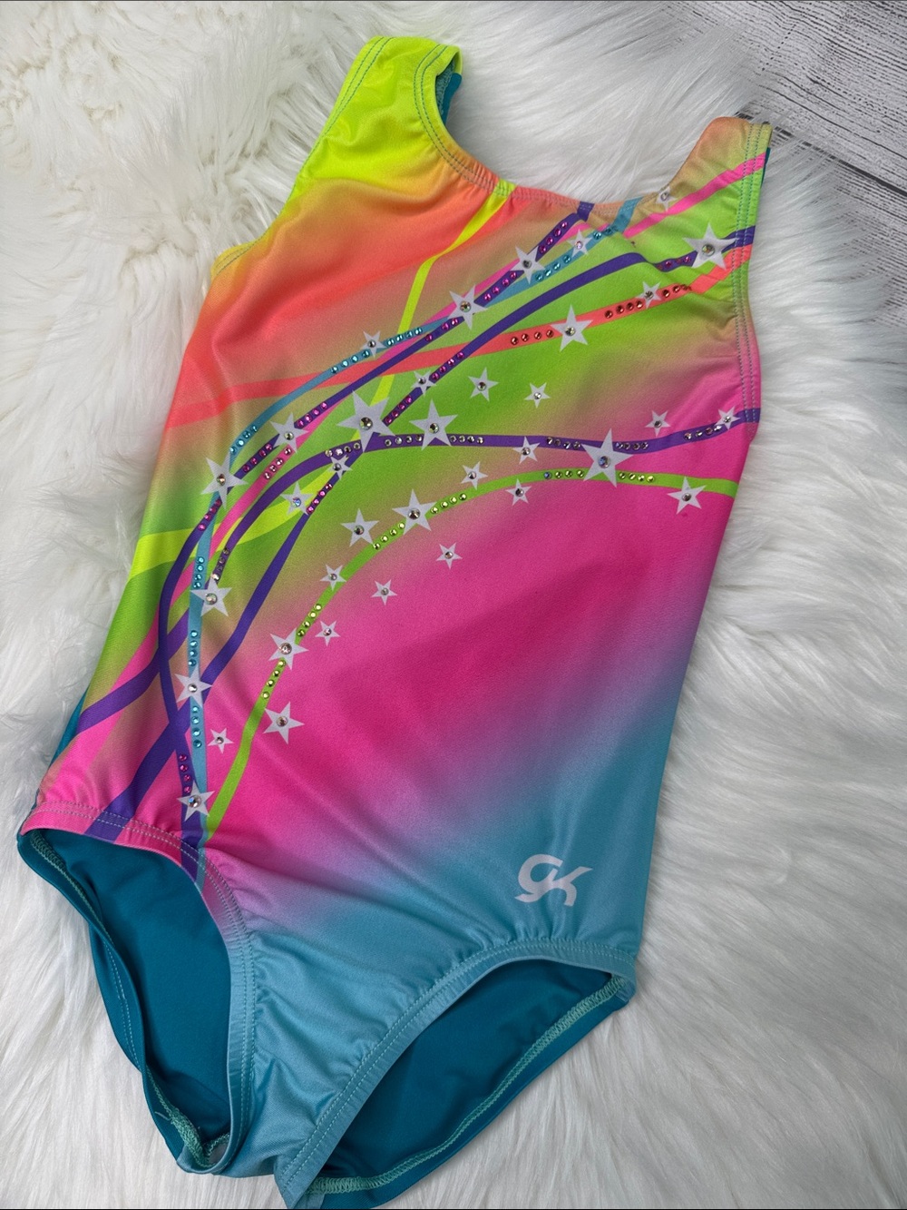 GK Rhinestone Gymnastics Leotard